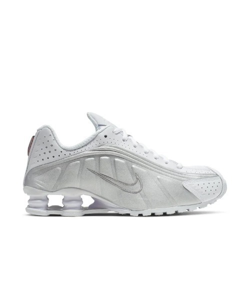 NIKE（ナイキ）の「NIKE Wmns Shox R4（ナイキ ウィメンズ ショックス R4）（スニーカー・レディース・ホワイト系/ブラック系2/ブラック系1・25cm/23cm/24.5cm/24cm/23.5cm）」の6枚目の写真