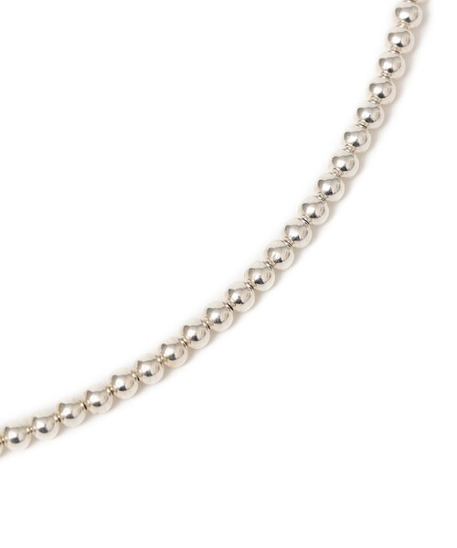 オーダー品 3ミリナバホパール+14金ビーズひとつのパターンネックレス INDIAN JEWELRY:ナバホ パール ネックレス(（3mm）（ネックレス
