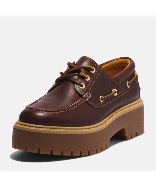 Timberland(ティンバーランド)の「ストーン ストリート ボート シューズ レディース(モカシン/デッキシューズ・レディース・ダークウッド・22.5cm/23.5cm/24.0cm/25.0cm/24.5cm)」の4枚目の写真