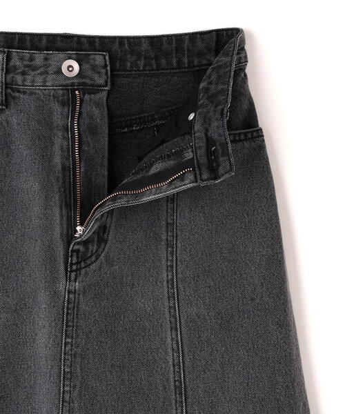 N.(N. Natural Beauty Basic)(エヌエヌナチュラルビューティーベーシック)の「パネル切替デニムフレアスカート(デニムスカート・レディース・ブルー/ブラック・MEDIUM)」の20枚目の写真