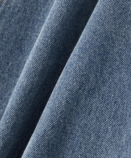 N.(N. Natural Beauty Basic)(エヌエヌナチュラルビューティーベーシック)の「パネル切替デニムフレアスカート(デニムスカート・レディース・ブルー/ブラック・MEDIUM)」の7枚目の写真