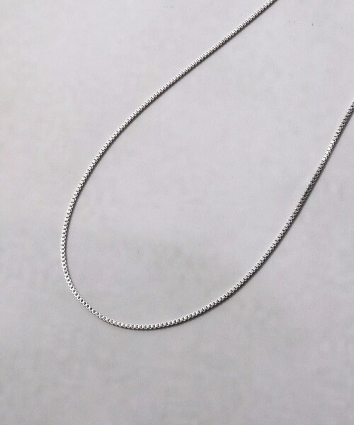 tk.TAKEO KIKUCHI（ティーケータケオキクチ）の「シングルチェーンネックレス（ネックレス・メンズ・シルバー/ブラック・00）」の8枚目の写真