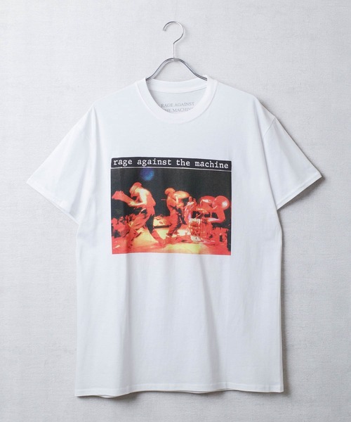 ROCK-OFF(ロックオフ)の「【ROCK-OFF】【3】RAGE AGAINST THE MACHINE(レイジ・アゲインスト・ザ・マシーン)ANGER T-SHIRTS(Tシャツ/カットソー・メンズ・ホワイト・MEDIUM/LARGE/X-LARGE)」の1枚目の写真