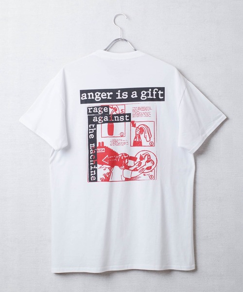 ROCK-OFF(ロックオフ)の「【ROCK-OFF】【3】RAGE AGAINST THE MACHINE(レイジ・アゲインスト・ザ・マシーン)ANGER T-SHIRTS(Tシャツ/カットソー・メンズ・ホワイト・MEDIUM/LARGE/X-LARGE)」の2枚目の写真