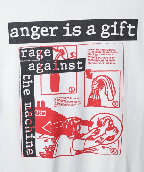 ROCK-OFF(ロックオフ)の「【ROCK-OFF】【3】RAGE AGAINST THE MACHINE(レイジ・アゲインスト・ザ・マシーン)ANGER T-SHIRTS(Tシャツ/カットソー・メンズ・ホワイト・MEDIUM/LARGE/X-LARGE)」の10枚目の写真