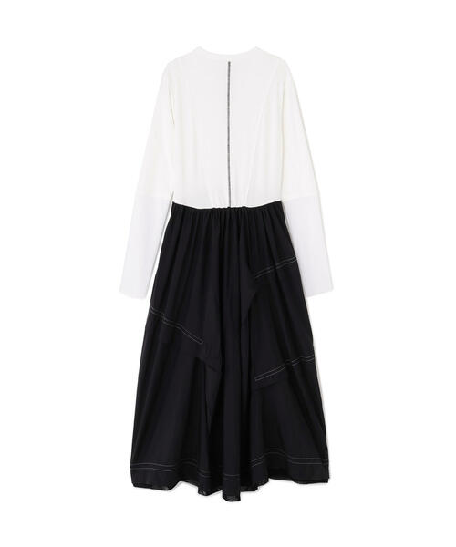 AULA AILA(アウラアイラ)の「AULA AILA/アウラアイラ/WAIST SWITCHING ONE PIECE/ウエストスイッチングワンピース(ワンピース・レディース・ブラック/ホワイト系2・0)」の20枚目の写真