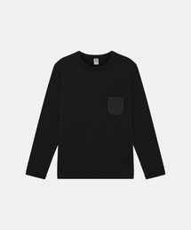 LAVENHAM | 【 日本製・USコットン長袖Tシャツ 】Jackman X Lavenham Lightweight Quilt Pocket L/S Tee Mens / ジャックマン X ラベンハム ライトウェイト キルト ポケット ロングスリーブ ティー メンズ(Tシャツ/カットソー)