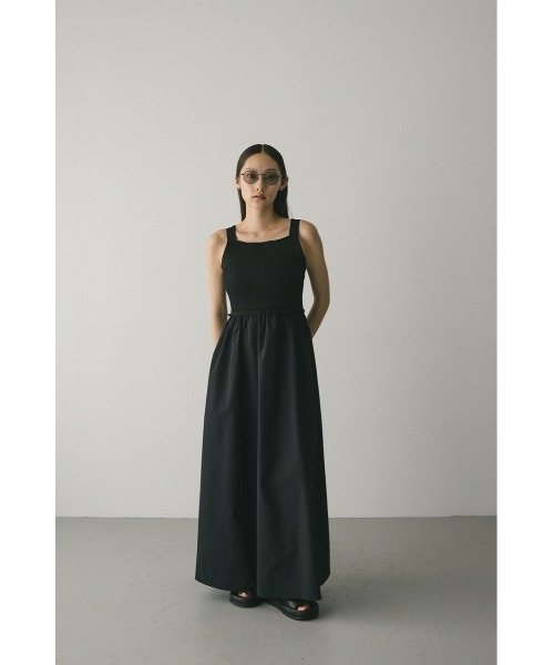 STYLEMIXER（スタイルミキサー）の「バックオープンコンビネーションワンピース（ワンピース・レディース・ホワイト/レッド/ブラック・SMALL/MEDIUM）」の8枚目の写真
