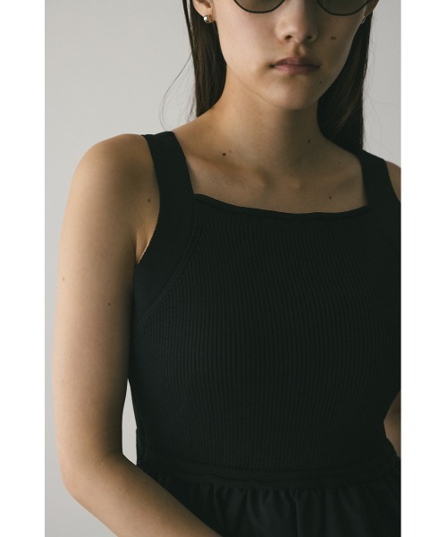 STYLEMIXER（スタイルミキサー）の「バックオープンコンビネーションワンピース（ワンピース・レディース・ホワイト/レッド/ブラック・SMALL/MEDIUM）」の11枚目の写真