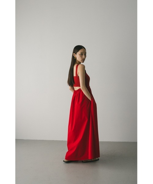 STYLEMIXER（スタイルミキサー）の「バックオープンコンビネーションワンピース（ワンピース・レディース・ホワイト/レッド/ブラック・SMALL/MEDIUM）」の20枚目の写真