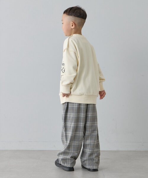 CIAOPANIC TYPY（チャオパニックティピー）の「【KIDS】【男女兼用】ポイントロゴ刺繍オーバースウェット（Tシャツ/カットソー・キッズ・グレー/アイボリー/サックスブルー・X-LARGE/XX-LARGE/SMALL/MEDIUM/LARGE）」の17枚目の写真