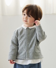 10mois（ディモワ）の「【10mois(ディモワ)】裏毛カーディガン 70-80・80-90・90-100cm（カーディガン/ボレロ）」