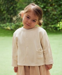 10mois（ディモワ）の「【10mois(ディモワ)】裏毛カーディガン 70-80・80-90・90-100cm（カーディガン/ボレロ）」