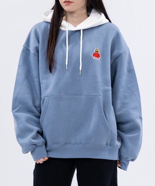 a-r】〔RCG×DOMDOM〕裏起毛 どむぞうくん刺繍 イラストプリント