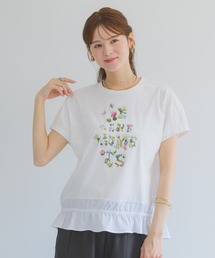 KATHARINE ROSS | 【KATHARINE ROSS】アートフラワープリントプルオーバー(Tシャツ/カットソー)