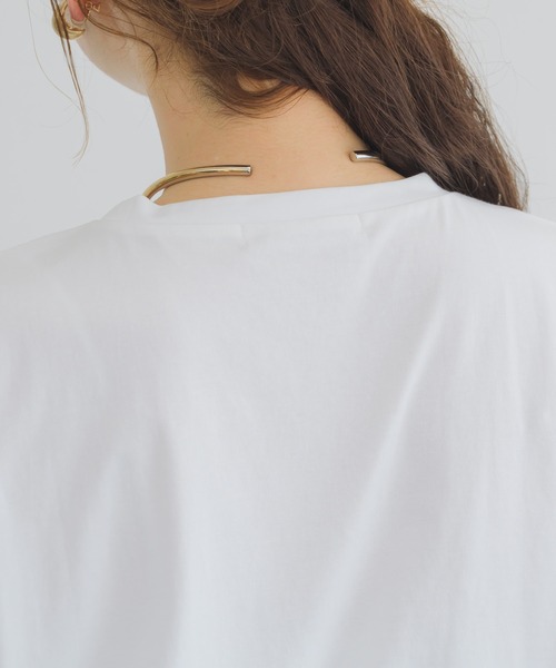 KATHARINE ROSS（キャサリンロス）の「【KATHARINE ROSS】アートフラワープリントプルオーバー（Tシャツ/カットソー・レディース・ホワイト/ブラック・MEDIUM）」の17枚目の写真