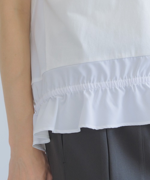 KATHARINE ROSS（キャサリンロス）の「【KATHARINE ROSS】アートフラワープリントプルオーバー（Tシャツ/カットソー・レディース・ホワイト/ブラック・MEDIUM）」の21枚目の写真