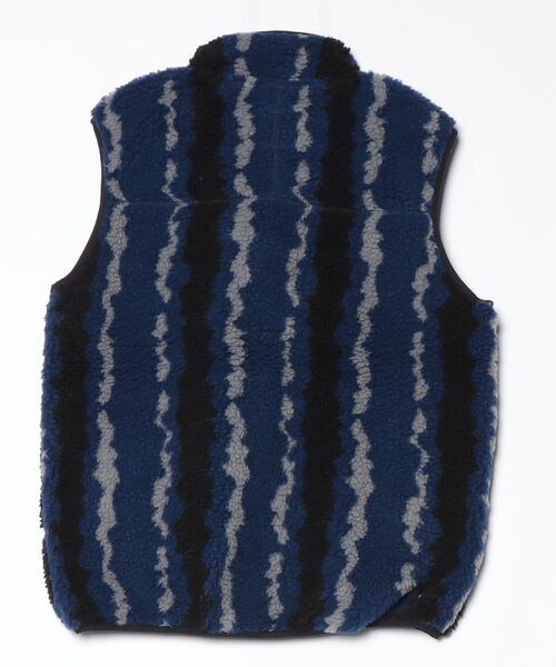 Gramicci（グラミチ）の「RIPPLE SHERPA VEST｜リップルシェルパベスト（ベスト・メンズ・ネイビー・XXL/XL/L/M/S/XS）」の9枚目の写真