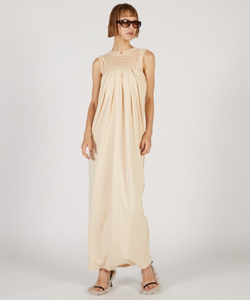 PRANK PROJECT(プランクプロジェクト)の「ボリュームタックベアワンピース / Volume Tuck bear One-Piece(ワンピース・レディース・アイボリー/ブラック・FREE)」の3枚目の写真