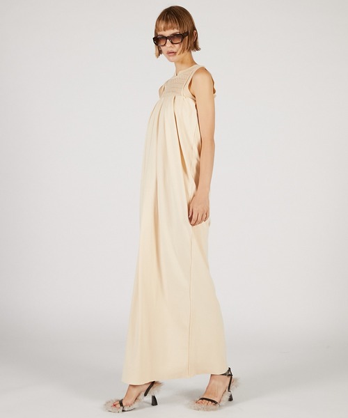 PRANK PROJECT(プランクプロジェクト)の「ボリュームタックベアワンピース / Volume Tuck bear One-Piece(ワンピース・レディース・アイボリー/ブラック・FREE)」の4枚目の写真