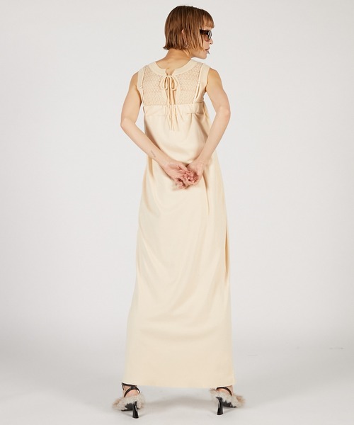 PRANK PROJECT(プランクプロジェクト)の「ボリュームタックベアワンピース / Volume Tuck bear One-Piece(ワンピース・レディース・アイボリー/ブラック・FREE)」の5枚目の写真