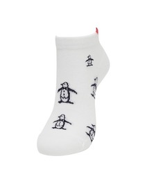 Munsingwear（マンシングウェア）の「アンクル丈梵天付きペンギンジャカードソックス（ソックス/靴下）」