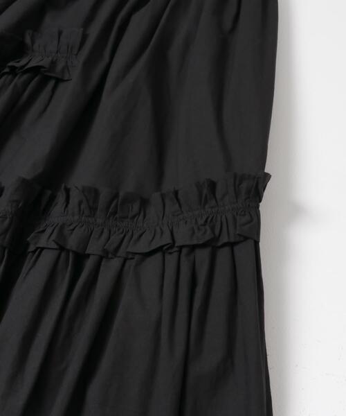 URBAN RESEARCH Sonny Label（アーバンリサーチサニーレーベル）の「フリルディテールコットンスカート（スカート・レディース・ブラック/ホワイト・FREE）」の14枚目の写真