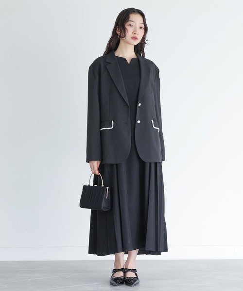 somari imagination（ソマリ イマジネーション）の「『バックプリーツワンピース』（ワンピース・レディース・ブラック・2/1）」の8枚目の写真