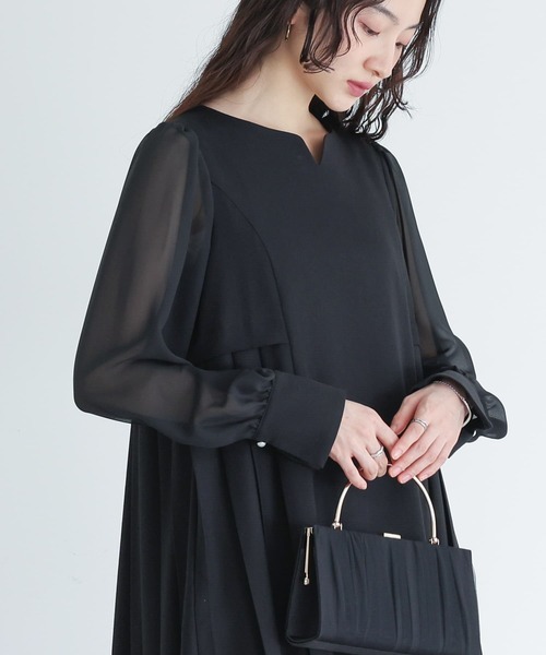 somari imagination（ソマリ イマジネーション）の「『バックプリーツワンピース』（ワンピース・レディース・ブラック・2/1）」の10枚目の写真