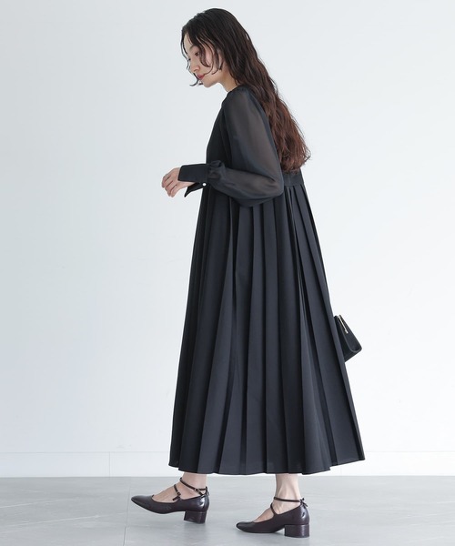 バックプリーツワンピース バックプリーツワンピース』（ワンピース）｜somari imagination