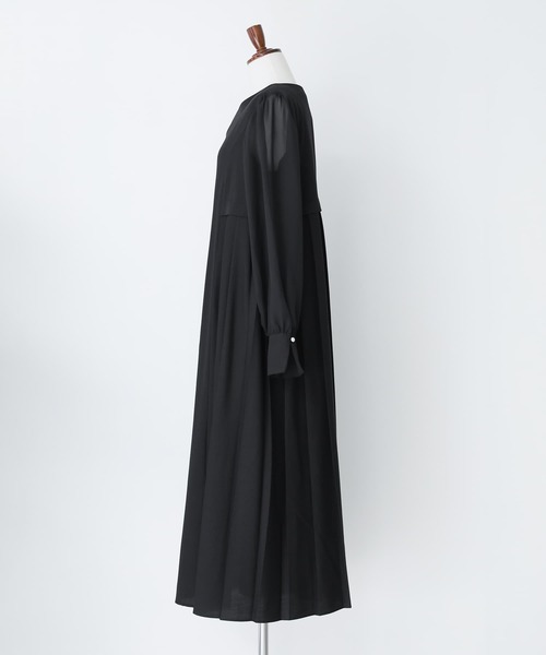 somari imagination（ソマリ イマジネーション）の「『バックプリーツワンピース』（ワンピース・レディース・ブラック・2/1）」の15枚目の写真