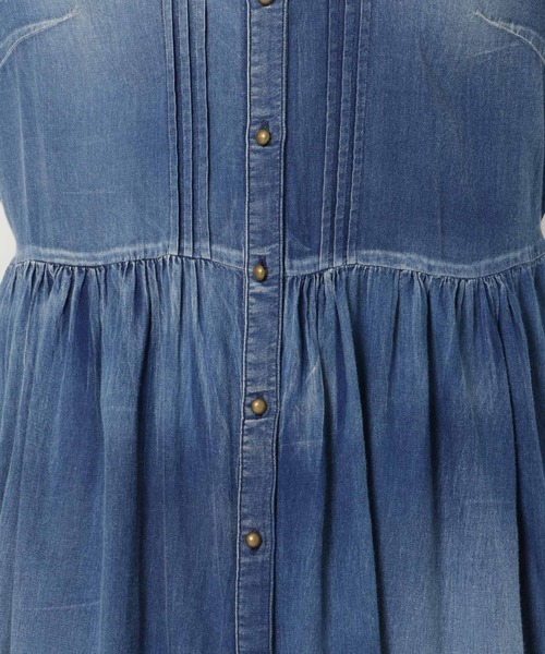 Rose Tiara(ローズティアラ)の「【手洗いOK】デニムワンピース(ワンピース・レディース・ネイビー・38)」の18枚目の写真