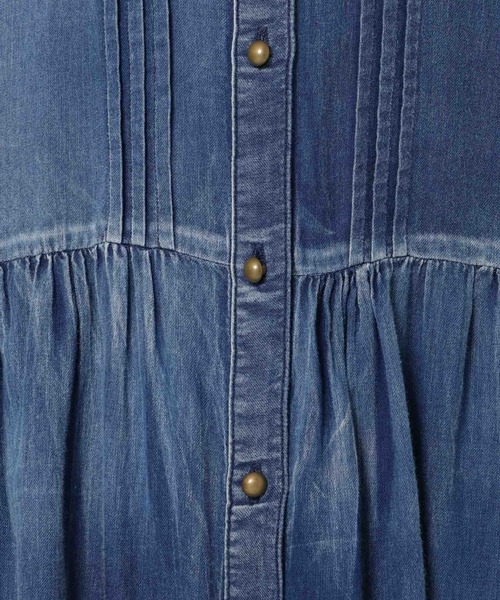 Rose Tiara(ローズティアラ)の「【手洗いOK】デニムワンピース(ワンピース・レディース・ネイビー・38)」の19枚目の写真