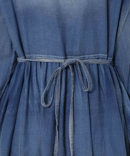 Rose Tiara(ローズティアラ)の「【手洗いOK】デニムワンピース(ワンピース・レディース・ネイビー・38)」の21枚目の写真
