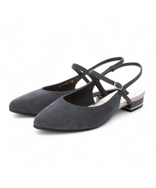 Riz raffinee（リズラフィーネ）の「バックストラップパンプス（パンプス・レディース・ブラック/グレー/エメラルド・22.5cm/23cm/23.5cm/24cm/24.5cm）」の3枚目の写真