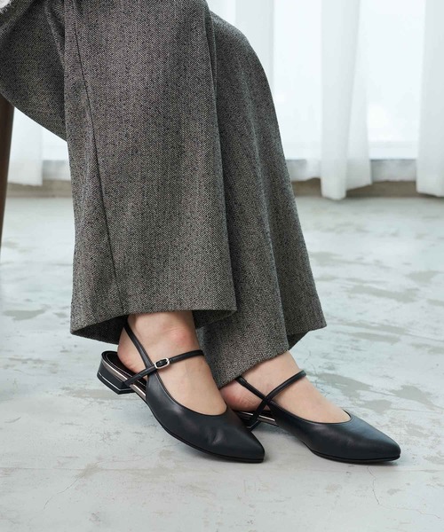 Riz raffinee（リズラフィーネ）の「バックストラップパンプス（パンプス・レディース・ブラック/グレー/エメラルド・22.5cm/23cm/23.5cm/24cm/24.5cm）」の5枚目の写真