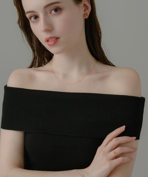 muku（ムク）の「EARRING/KNOT SIMPLE（イヤリング・レディース・シルバー/ゴールド・FREE）」の10枚目の写真