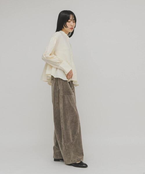 KBF（ケイビーエフ）の「コーデュロイコクーンパンツ（その他パンツ・レディース・ブラウン系その他/ブラック/ブラウン・36/38）」の20枚目の写真