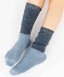 YUQRI（ユクリ）の「【YUQRI】Crispy warm over dye（ソックス/靴下）」
