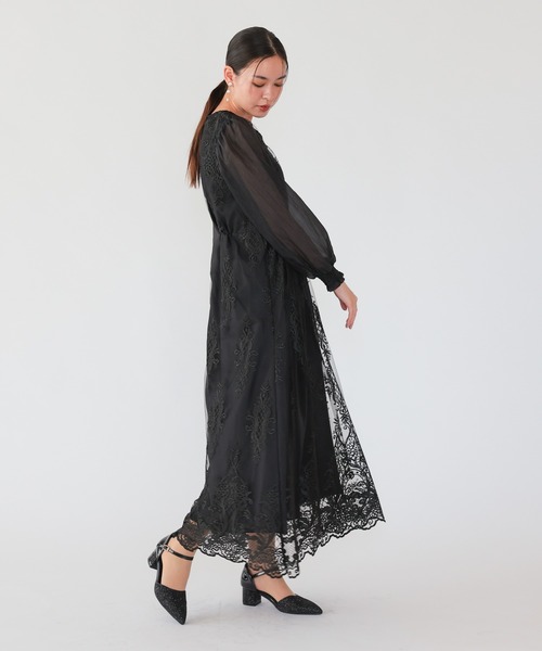 haremode(ハレモード)の「クラシカルエンブロイダリードレス(ドレス・レディース・ブラック/ライトグレー/ベージュ・S/M)」の16枚目の写真