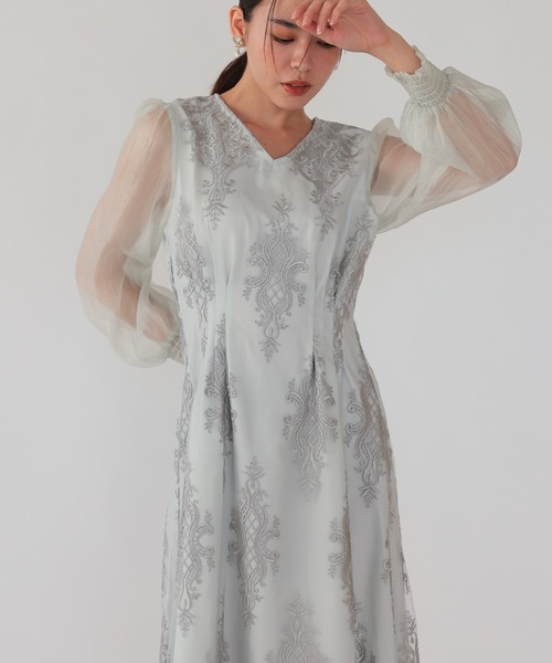 haremode(ハレモード)の「クラシカルエンブロイダリードレス(ドレス・レディース・ブラック/ライトグレー/ベージュ・S/M)」の21枚目の写真