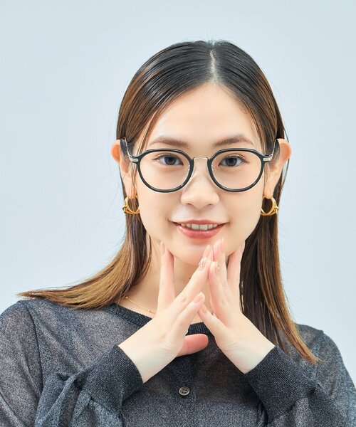 UNITED ARROWS（ユナイテッドアローズ）の「Zoff｜UNITED ARROWS｜ボストン型 メガネ [Casual] 伊達メガネ 度付き[レンズ交換券付き]ユニセックス  ユナイテッドアローズ（メガネ・レディース・ブラック/ブラウン/ブラウン系8・FREE）」の10枚目の写真