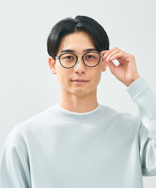 UNITED ARROWS（ユナイテッドアローズ）の「Zoff｜UNITED ARROWS｜ボストン型 メガネ [Casual] 伊達メガネ 度付き[レンズ交換券付き]ユニセックス  ユナイテッドアローズ（メガネ・レディース・ブラック/ブラウン/ブラウン系8・FREE）」の14枚目の写真