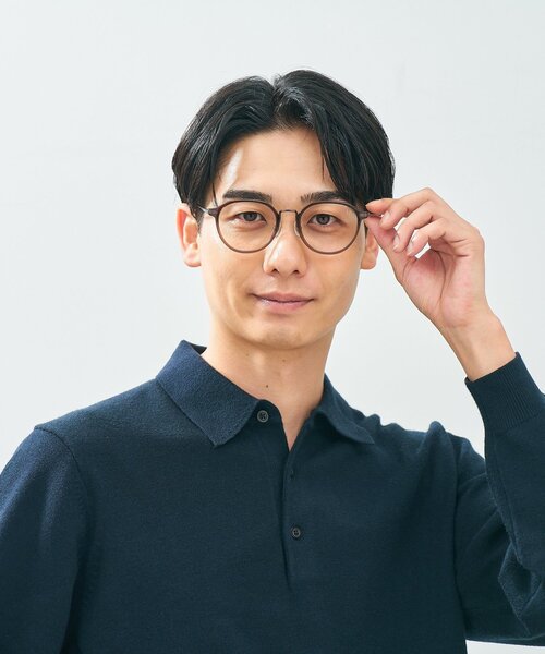 UNITED ARROWS（ユナイテッドアローズ）の「Zoff｜UNITED ARROWS｜ボストン型 メガネ [Casual] 伊達メガネ 度付き[レンズ交換券付き]ユニセックス  ユナイテッドアローズ（メガネ・レディース・ブラック/ブラウン/ブラウン系8・FREE）」の13枚目の写真