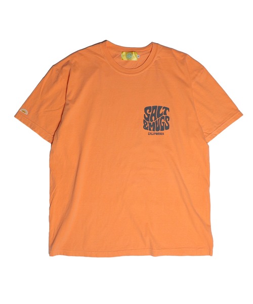 SALT&MUGS(ソルトアンドマグス)の「Psyche Logo 25 Tee(Tシャツ/カットソー・メンズ・ブラック/ホワイト/オレンジ・MEDIUM/LARGE/X-LARGE)」の3枚目の写真