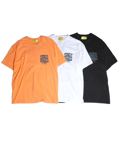 SALT&MUGS(ソルトアンドマグス)の「Psyche Logo 25 Tee(Tシャツ/カットソー・メンズ・ブラック/ホワイト/オレンジ・MEDIUM/LARGE/X-LARGE)」の4枚目の写真