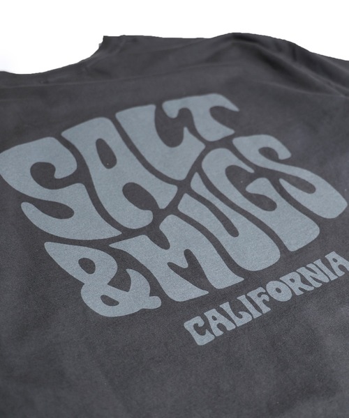 SALT&MUGS(ソルトアンドマグス)の「Psyche Logo 25 Tee(Tシャツ/カットソー・メンズ・ブラック/ホワイト/オレンジ・MEDIUM/LARGE/X-LARGE)」の6枚目の写真
