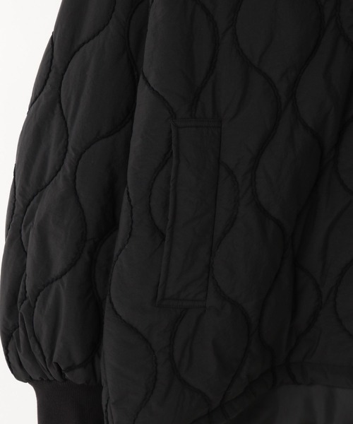 LOWRYS FARM（ローリーズファーム）の「キルティングミドルブルゾン　579778（ブルゾン・レディース・アイボリー/ブラック・FREE）」の11枚目の写真