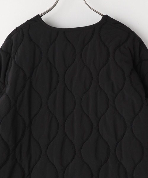 LOWRYS FARM（ローリーズファーム）の「キルティングミドルブルゾン　579778（ブルゾン・レディース・アイボリー/ブラック・FREE）」の14枚目の写真