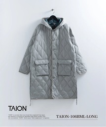 【TAION(タイオン)】〈ユニセックス〉ミリタリー フード ダウンコート